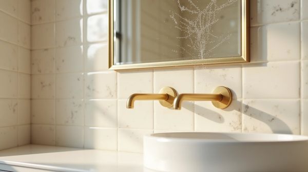 Optimiser la décoration de salle de bain avec un porte-serviettes en laiton