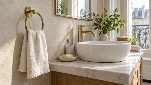 Top 5 astuces pour intégrer un porte-serviettes en laiton dans votre salle de bain